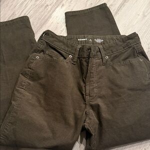 Old Navy Women’s Corduroy Pants in Forest Green